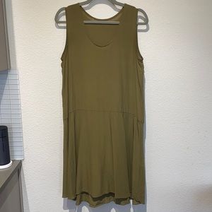 Clean Silk Sleeveless Dress